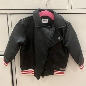 Never worn Hudson leather coat. 18months